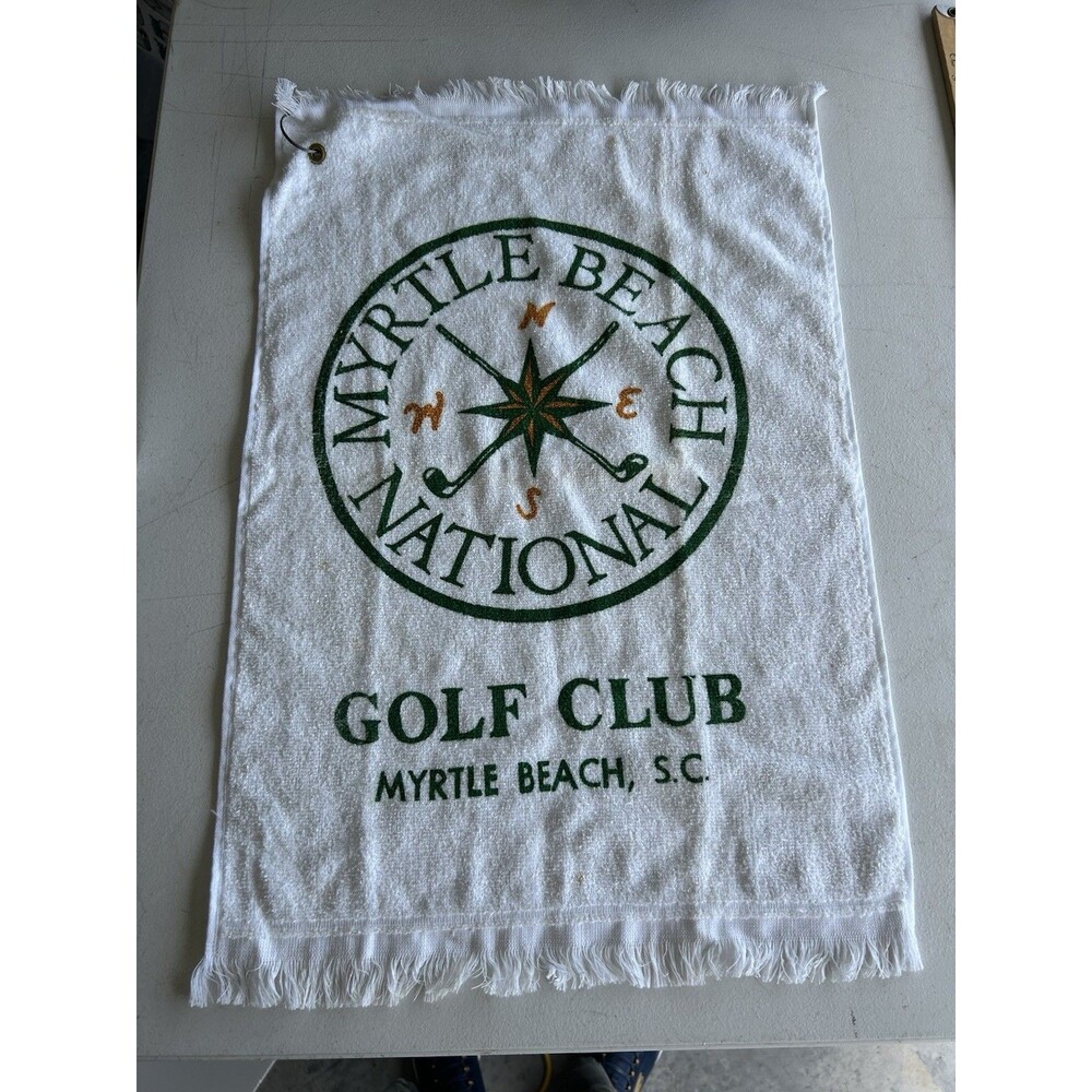 Vintage Myrtle Beach National Golf Club Golf Towel Cannon USA 16x24